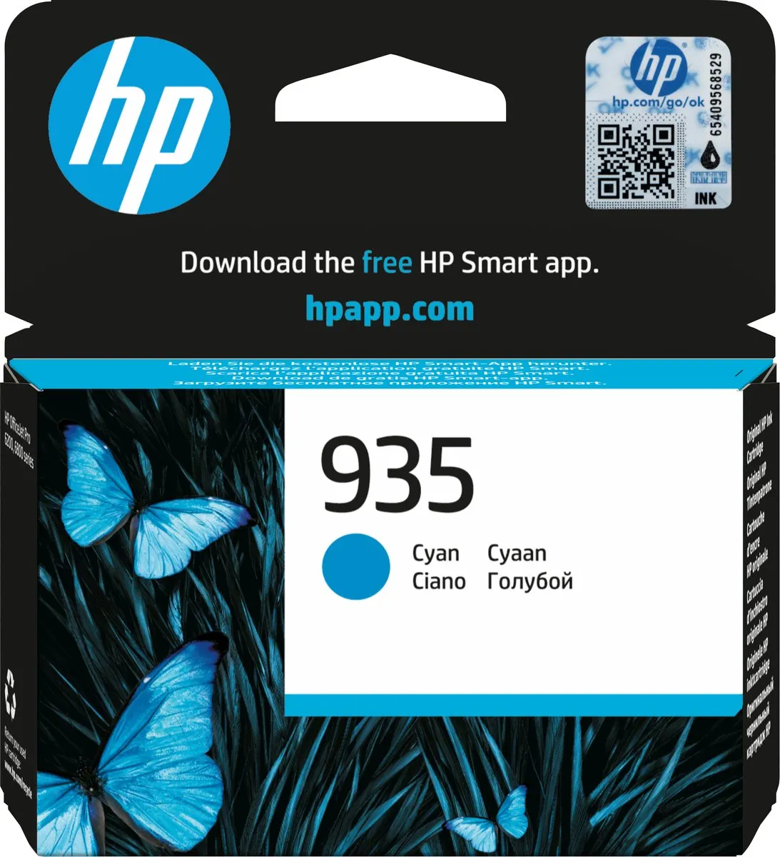 HP 935 Cyaan Inktcartridge CN046AE