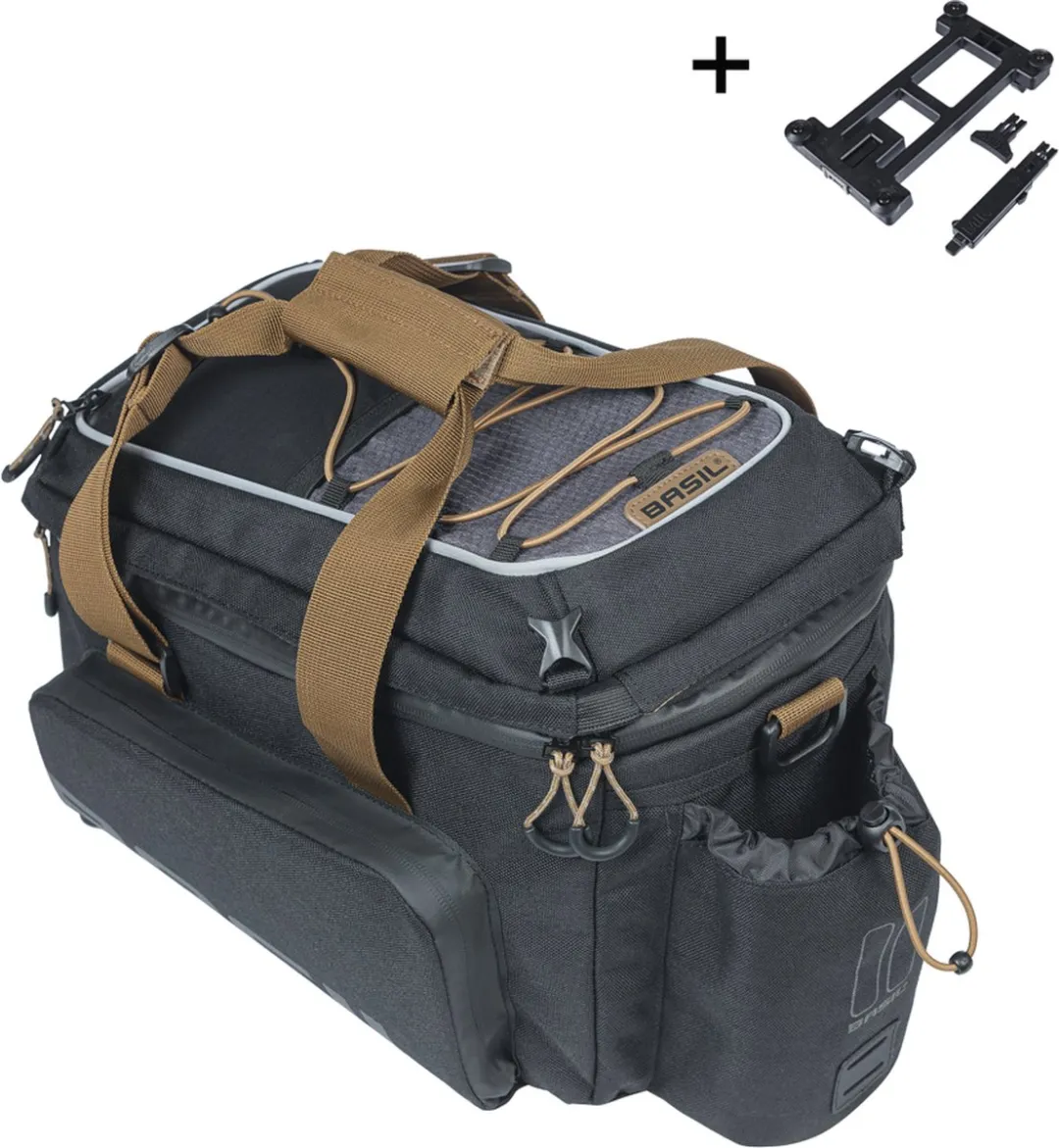 Basil Miles Trunkbag XL Pro MIK 36L - Zwart/Grijs