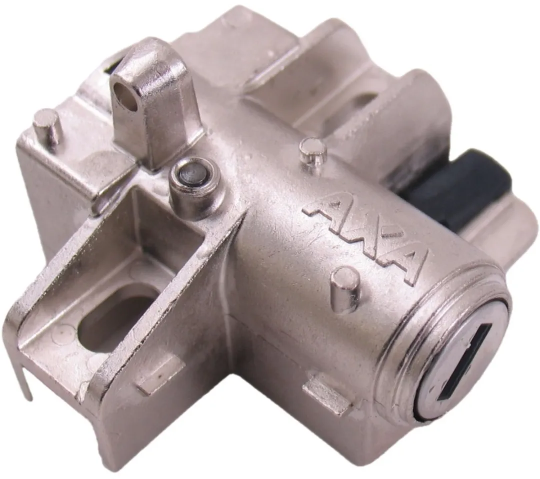 Axa Ringslot Defender 2-tube cilinder - Glanzend zwart
