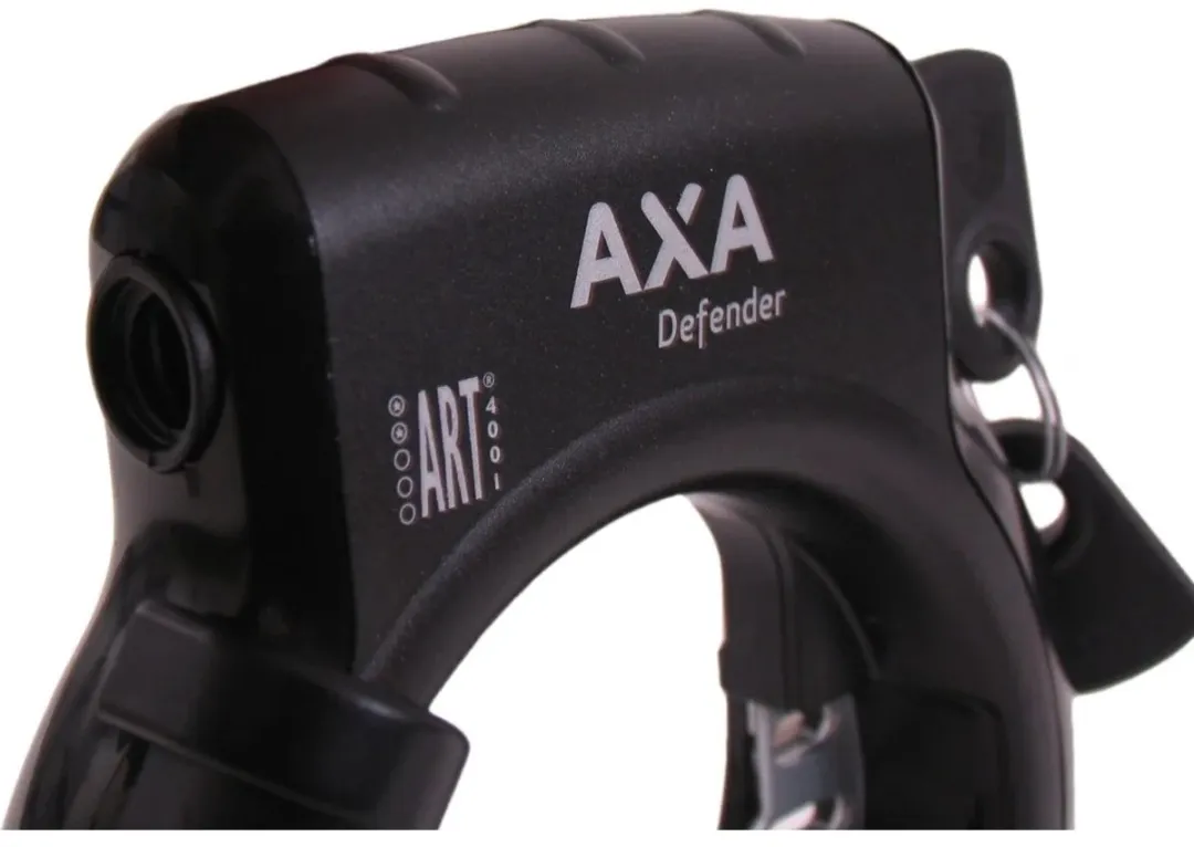 Axa Ringslot Defender 2-tube cilinder - Glanzend zwart