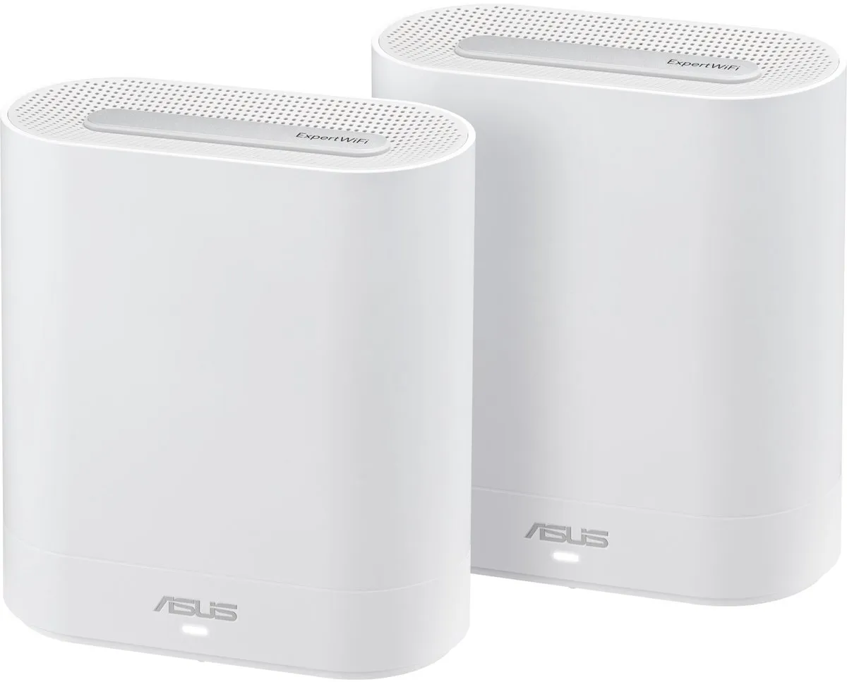 ASUS ExpertWiFi EBM68 Mesh WiFi AX7800 - 2-Pack - Tri-band