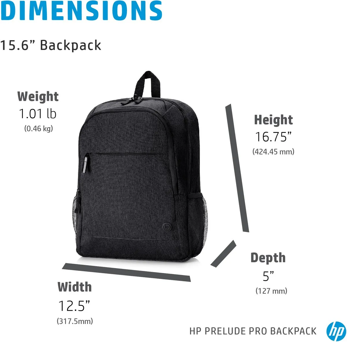 HP Prelude Pro 15.6 Rugzak - Antraciet