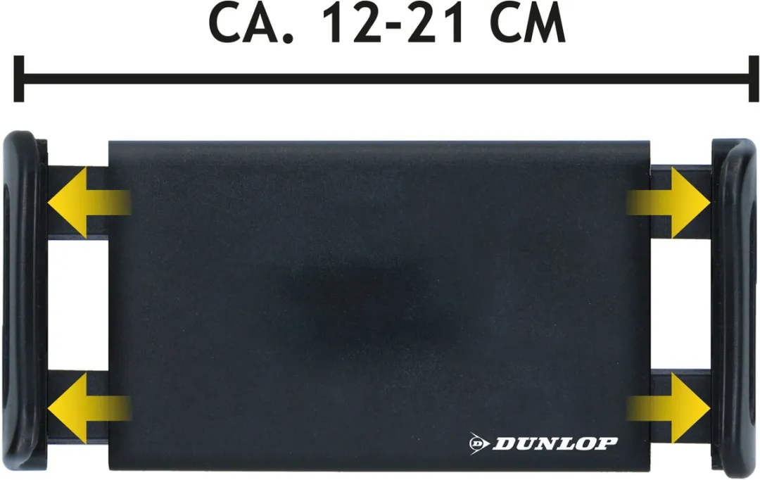 Dunlop Autokit Telefoonhouder Achterbank - 8711252268200 - Zwart/Zilver - afbeelding 3 van 6