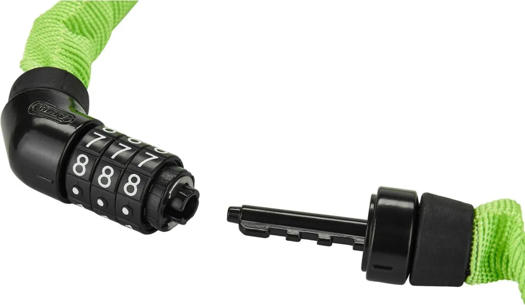 ABUS Steel-O-Chain 4804C/75 Kettingslot - 75cm - Lime