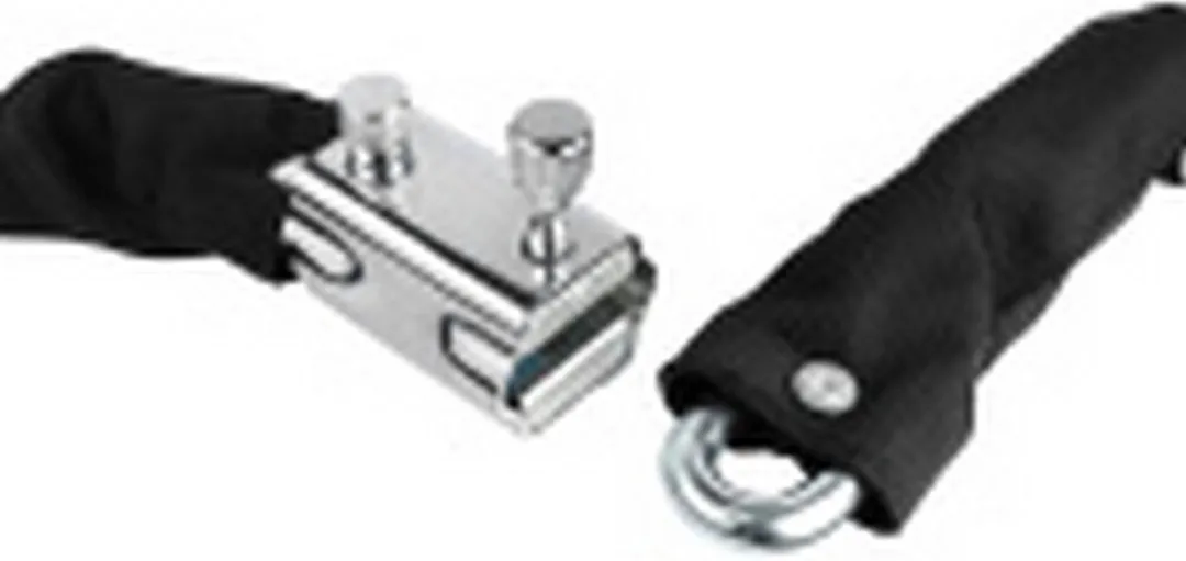 AXA Hawk Kettingslot 100cm - 8mm Gehard Staal - 3 Sleutels - Zwart