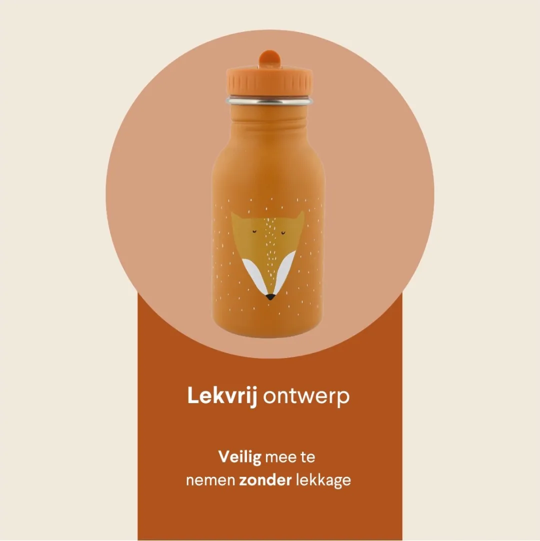 Trixie Mr. Fox RVS Waterfles 350ml - Oranje - afbeelding 6 van 6