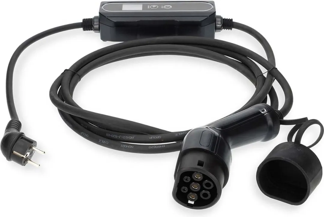Nedis Draagbare EV-Oplader Type 2 3,7kW - 5m - Zwart