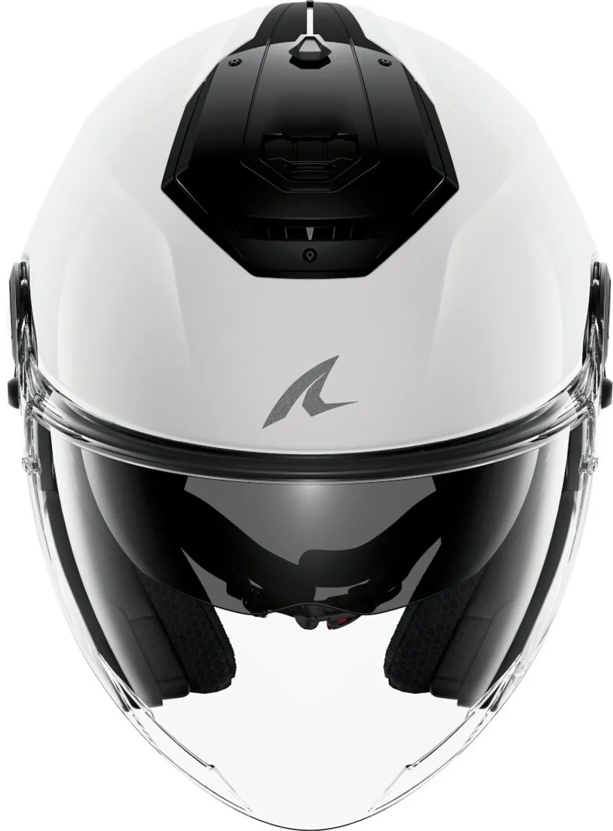 Shark RS Jet Blank Helm - Maat M - Wit/Zwart