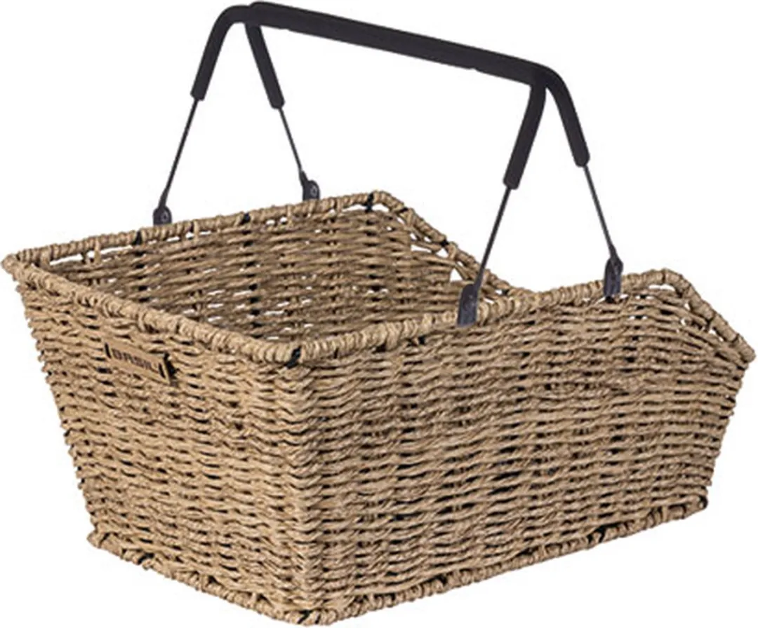 Basil Cento Rattan Look MIK Fietsmand
