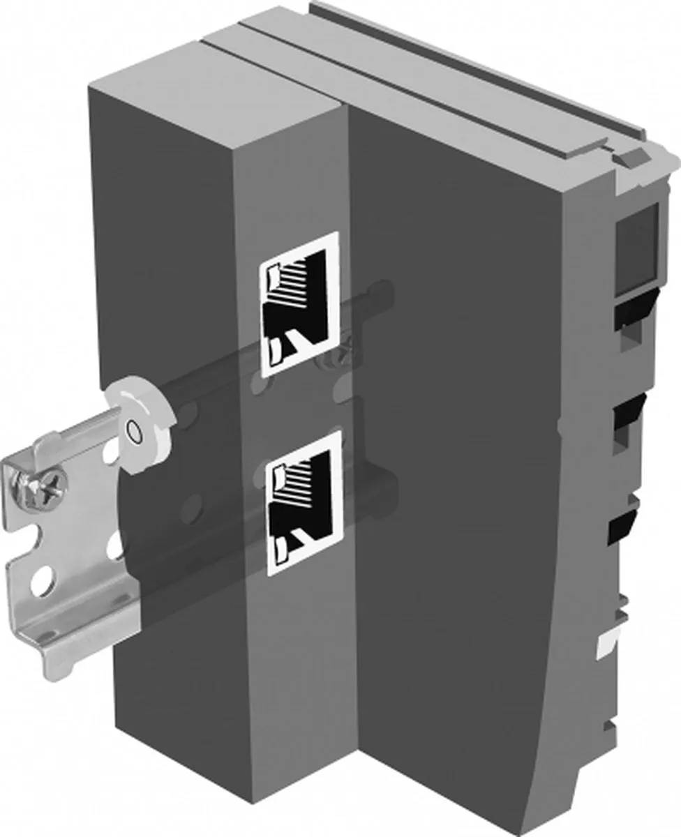 Delock DIN-rail met eindstop - Zilver - Universeel