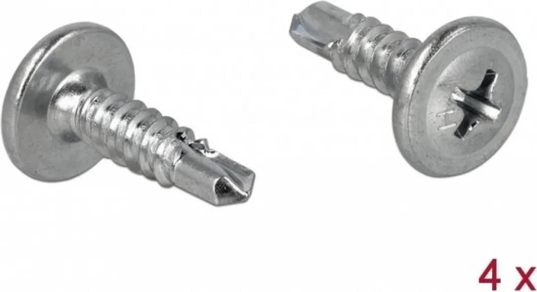 Delock DIN-rail met eindstop - Zilver - Universeel