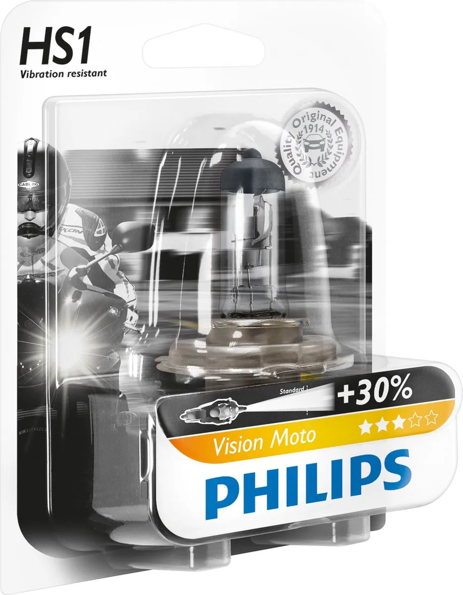 Philips HS1 Vision Moto Hoesje - Wit - afbeelding 6 van 6