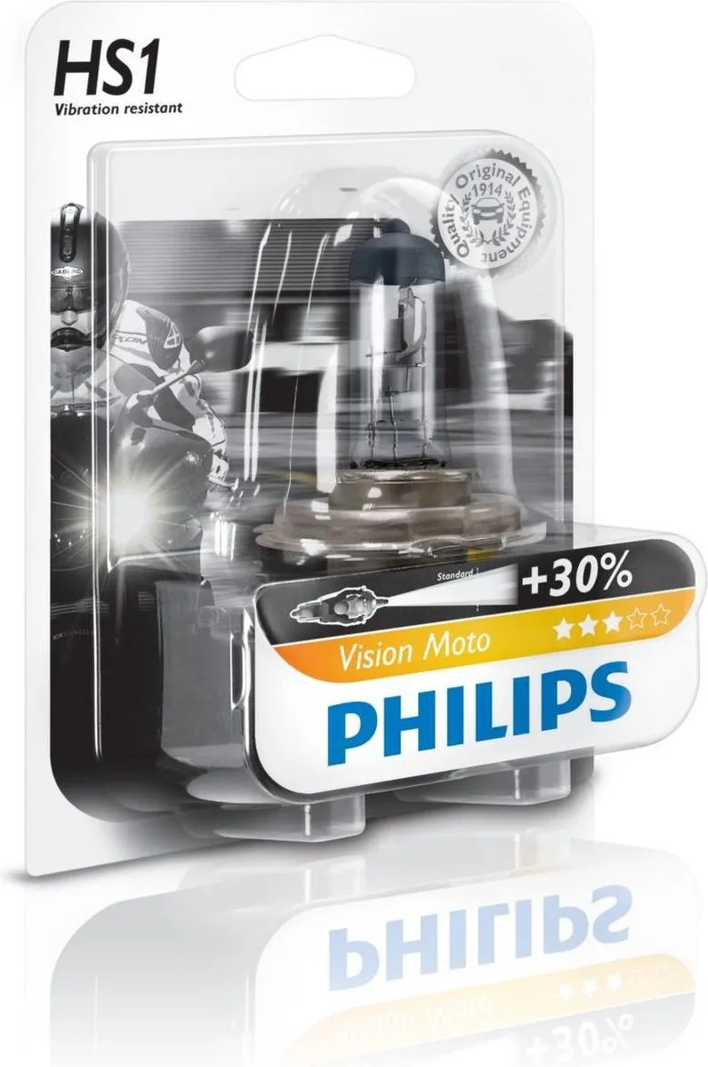 Philips HS1 Vision Moto Hoesje - Wit
