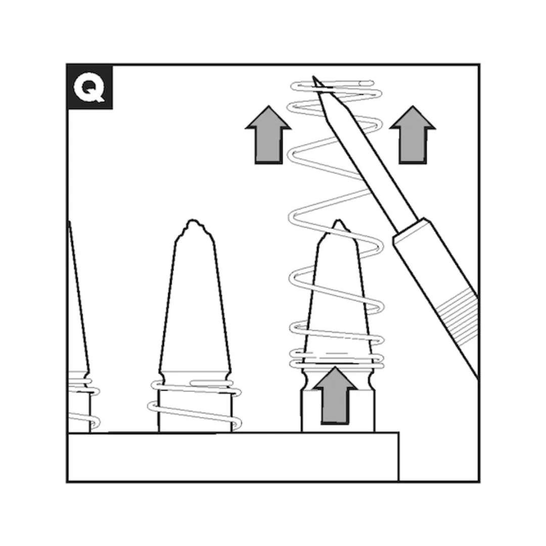 Würth Oplaselektrode met veer 40mm - 20 Stuks
