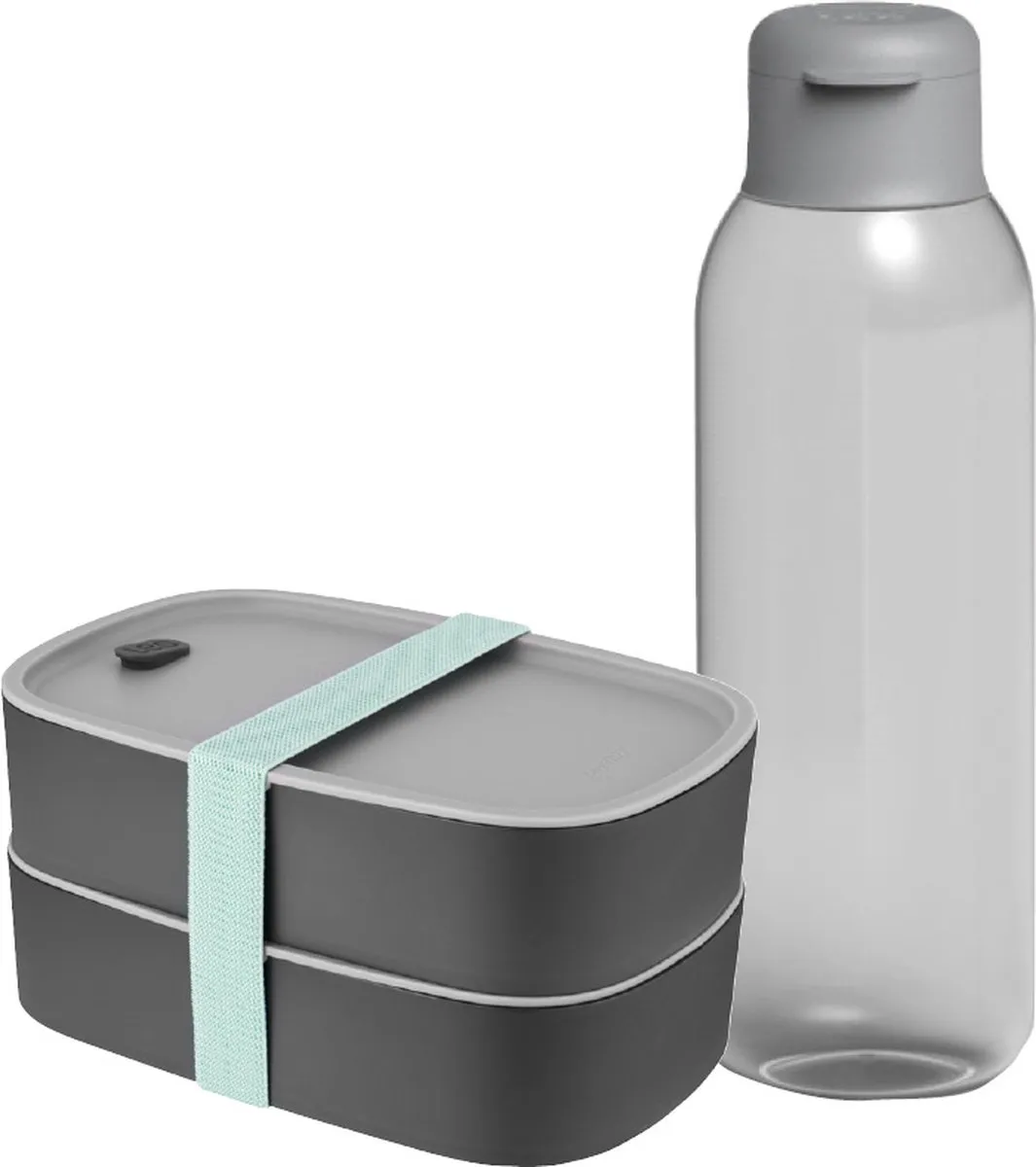 BergHOFF Lunchbox & Waterfles Grijs