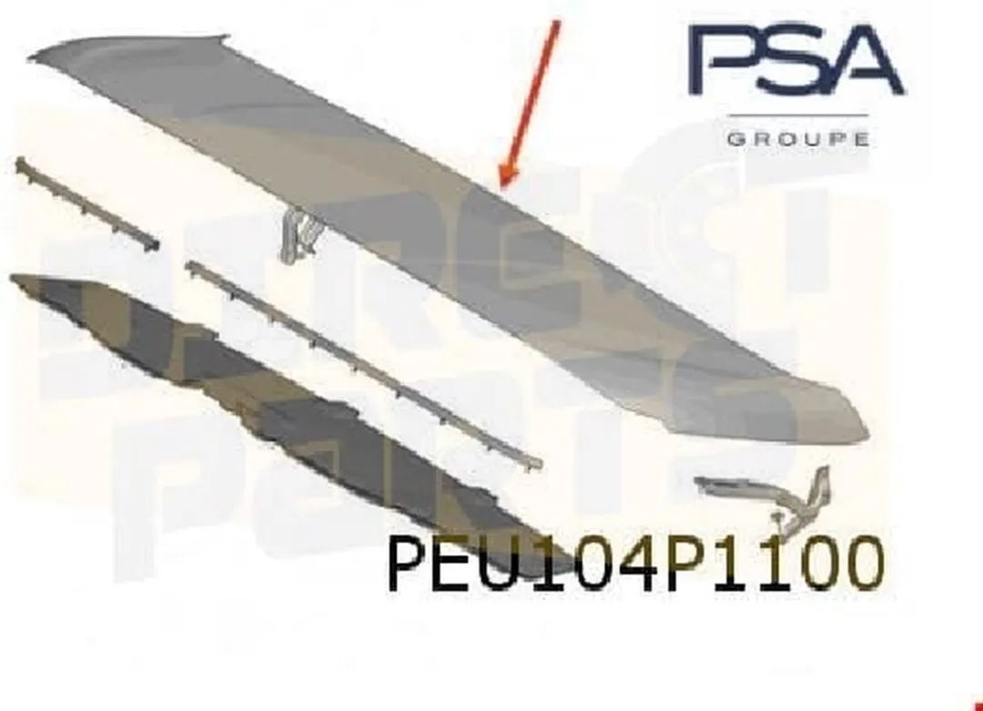 Peugeot/Citroen/Fiat/Opel/Toyota motorkap (te spuiten) Origineel! 9820422880 (Bekijk de beschrijving voor de juiste autotypes met de daarbij horende jaartallen)