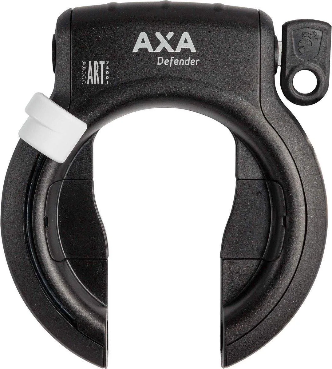 Axa Defender Ringslot - Zwart met witte knop