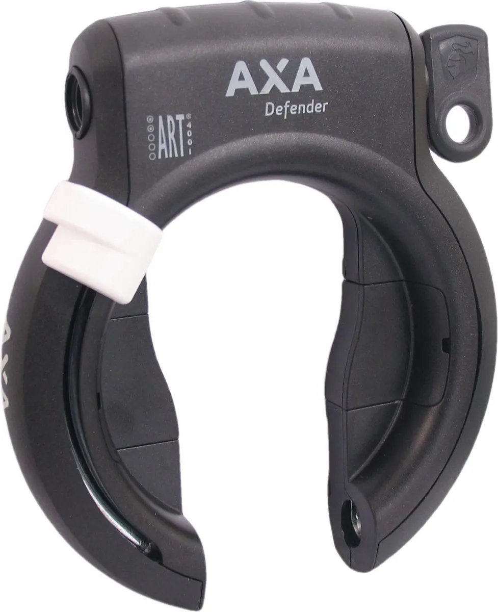 Axa Defender Ringslot - Zwart met witte knop