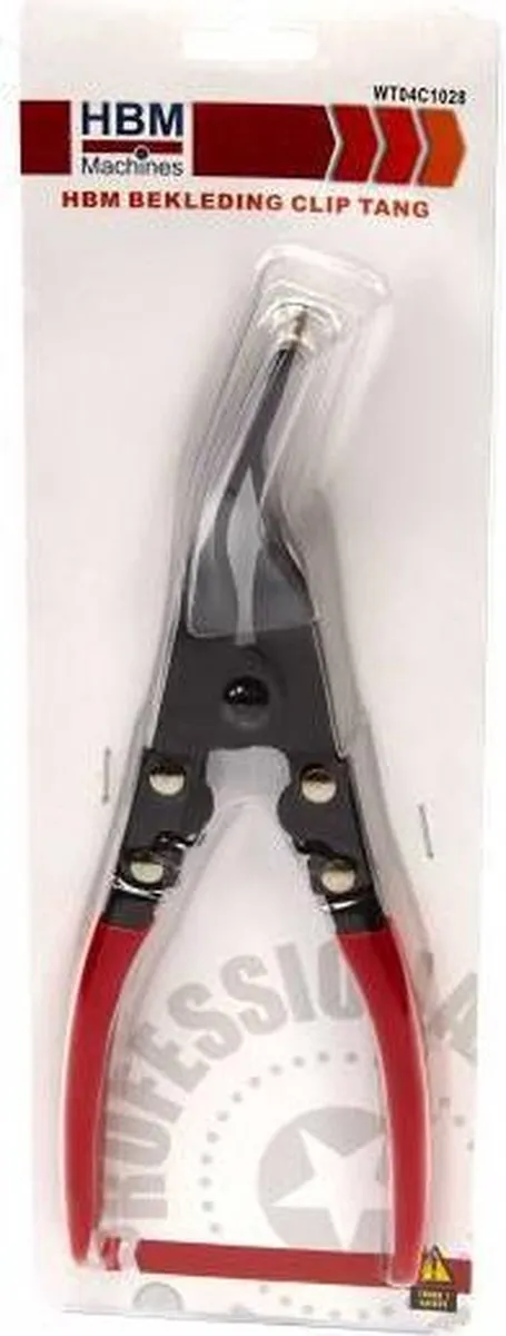 Silverline Bekleding Cliptang 23,5cm - Hittebestendig Carbon Staal - Zwart/Rood