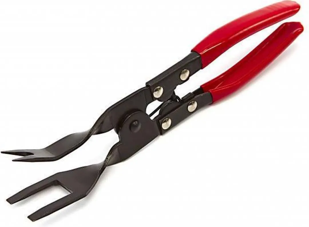 Silverline Bekleding Cliptang 23,5cm - Hittebestendig Carbon Staal - Zwart/Rood