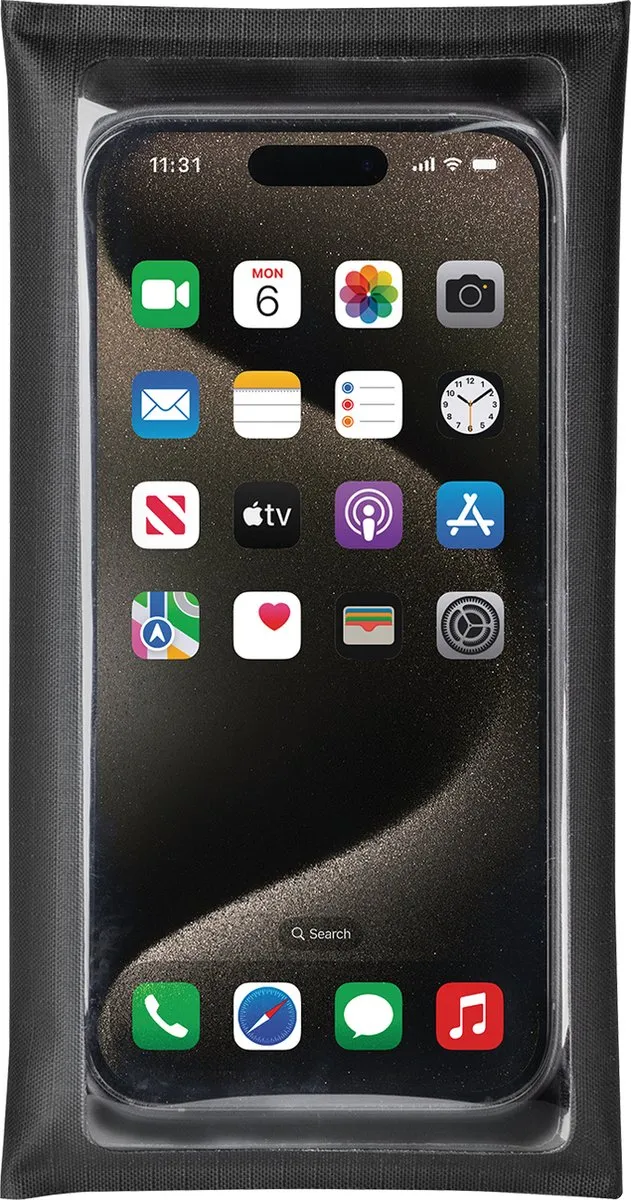 Topeak Waterproof Telefoonhoesje 6.7" - Zwart - afbeelding 5 van 6