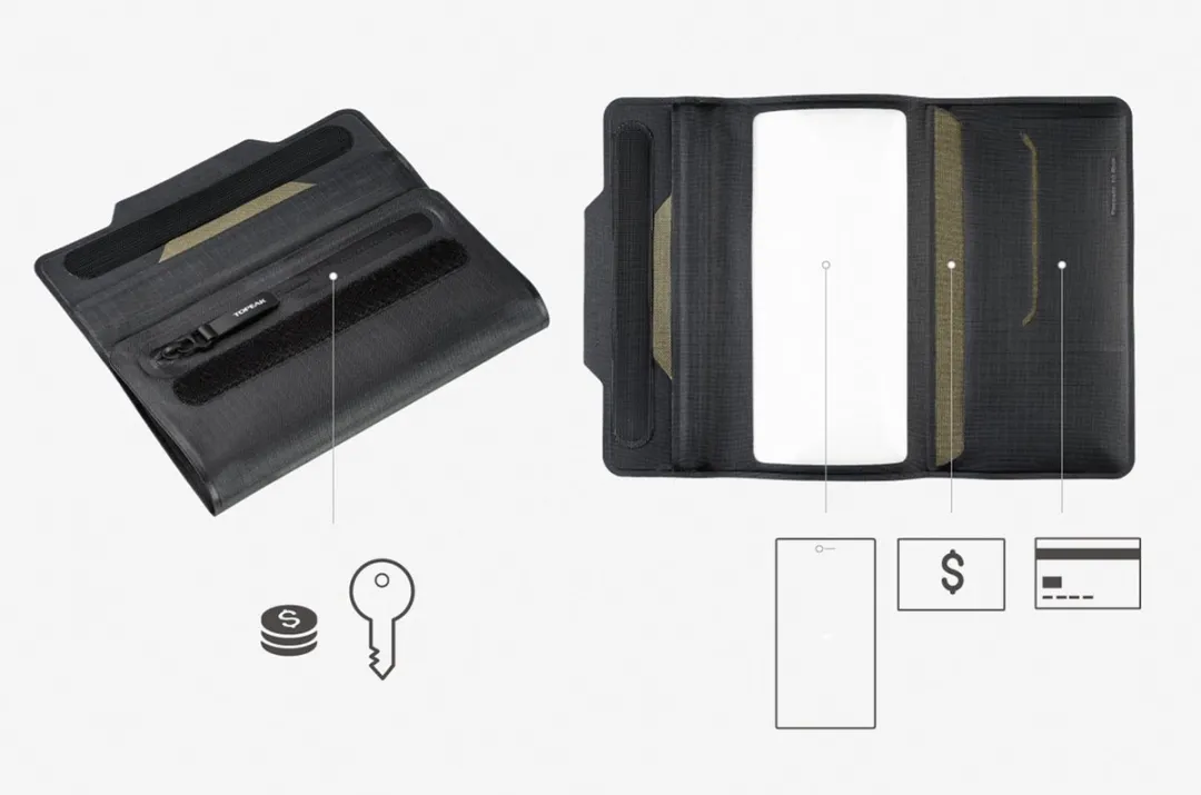 Topeak Waterproof Telefoonhoesje 6.7" - Zwart - afbeelding 4 van 6