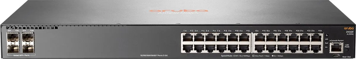 HP Aruba 2930F JL259A Switch 24G 4SFP