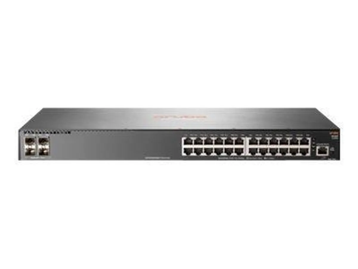 HP Aruba 2930F JL259A Switch 24G 4SFP - Grijs