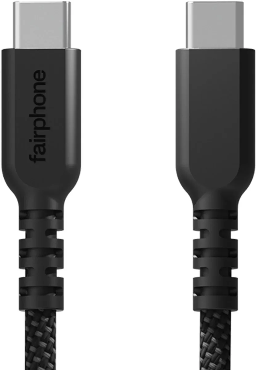 Fairphone LongLife USB-C Oplaadkabel 240W 1m - Zwart