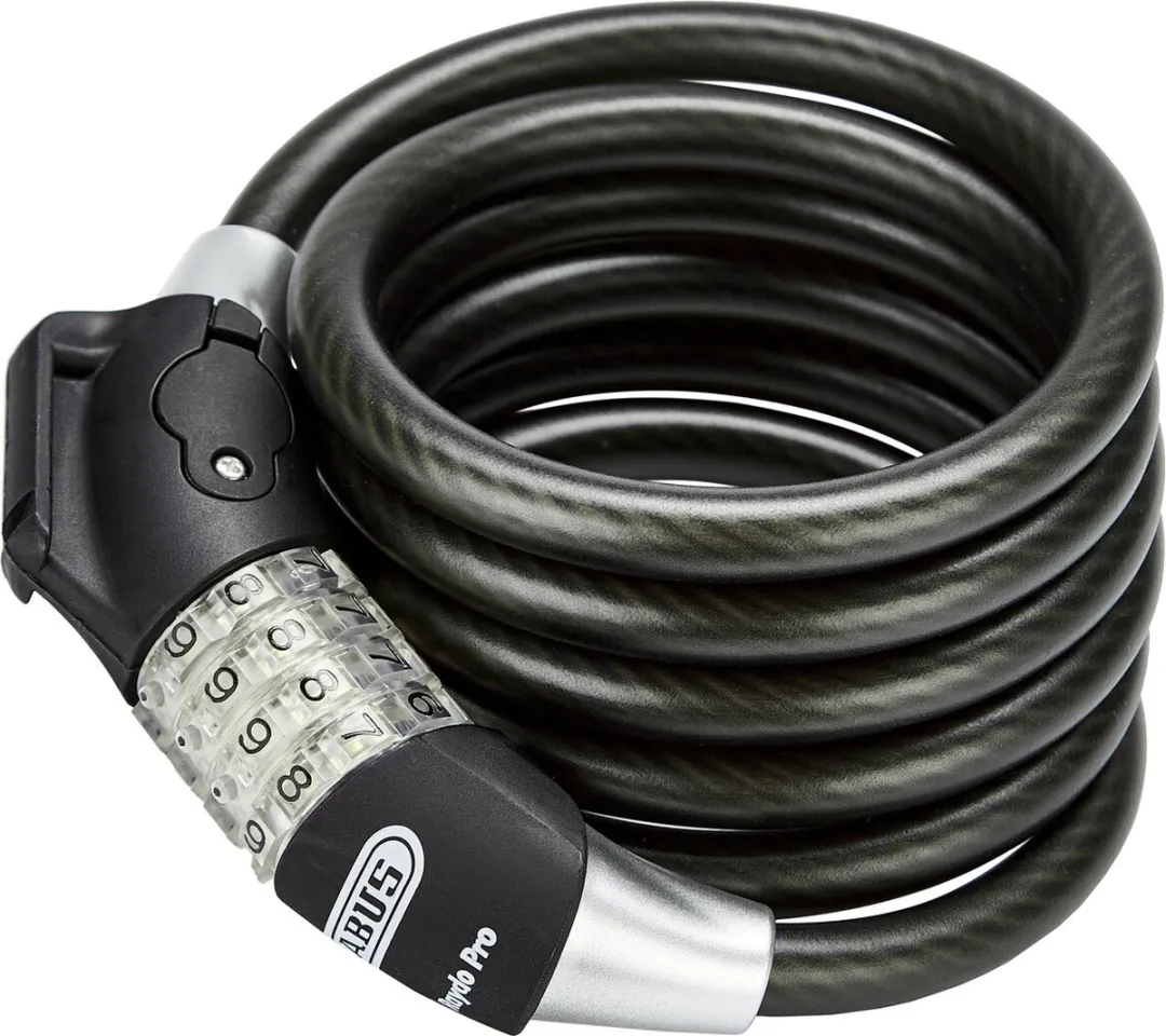 ABUS Raydo Pro 1450/185 Spiraalkabelslot 185cm - TexKF-houder - Cijferslot