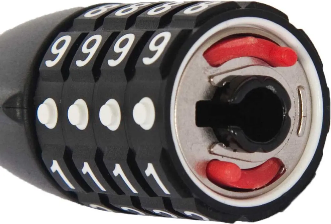 ABUS Raydo Pro 1450/185 Spiraalkabelslot 185cm - TexKF-houder - Cijferslot