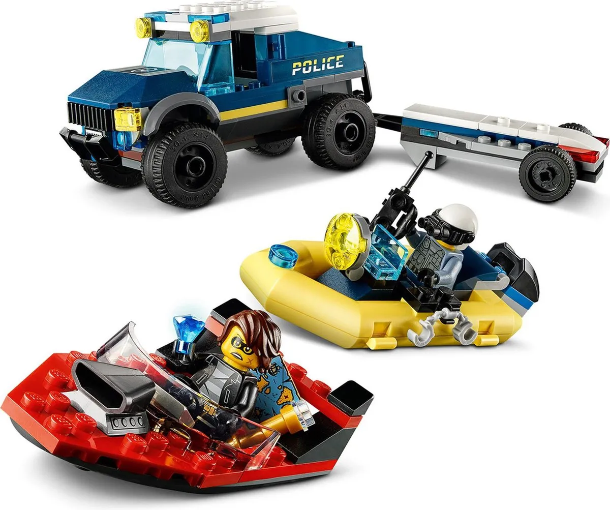 LEGO City Elite Politieboot 60272 - 166 Stukken