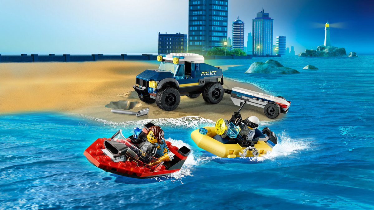 LEGO City Elite Politieboot Transport - 60272