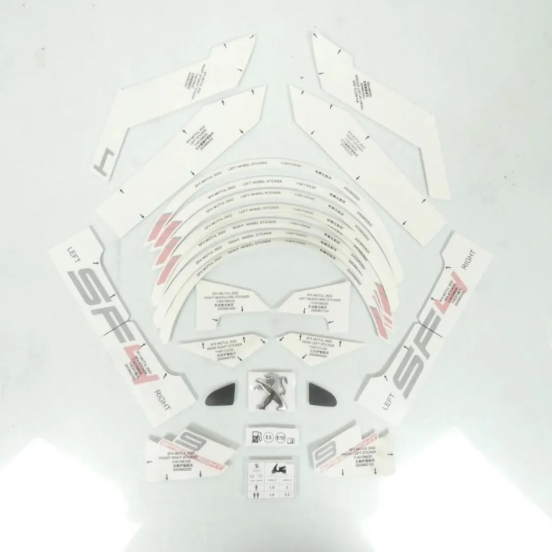 Peugeot 50 Speedfight 4 Embleemsticker Autocollant