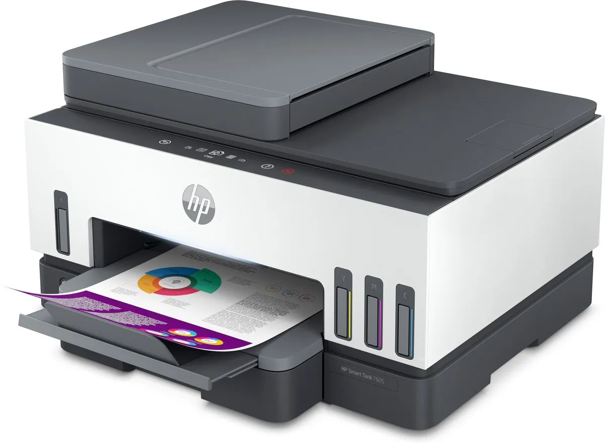 HP Smart Tank 7605 All-in-One Printer - Grijs - afbeelding 6 van 6