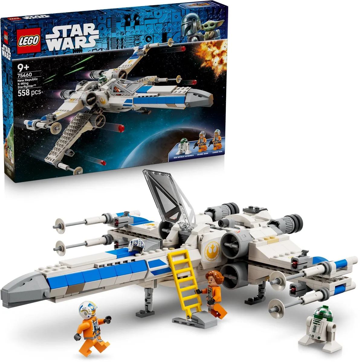 LEGO Star Wars New Republic X-Wing Starfighter 75460 - 558 Stukken