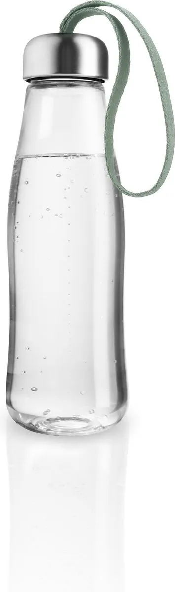 Eva Solo - Drinkfles 500 ml Glas Faded Green - Borosilicaatglas - Groen -