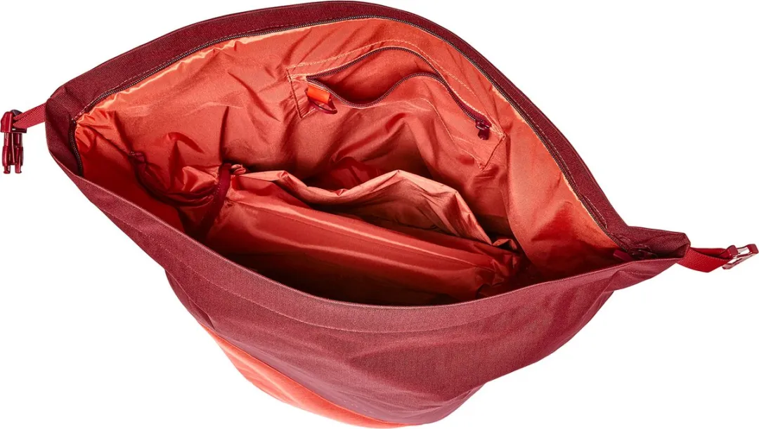Vaude Road Master Urban Double Bike Bag - 1L - Donkerrood