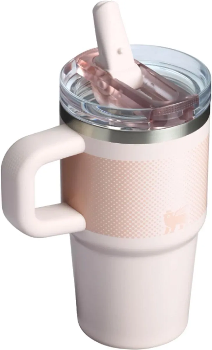 Stanley Quencher ProTour Flip Straw Tumbler 20oz - Drinkbeker 0.59L - Rose Quartz Fade