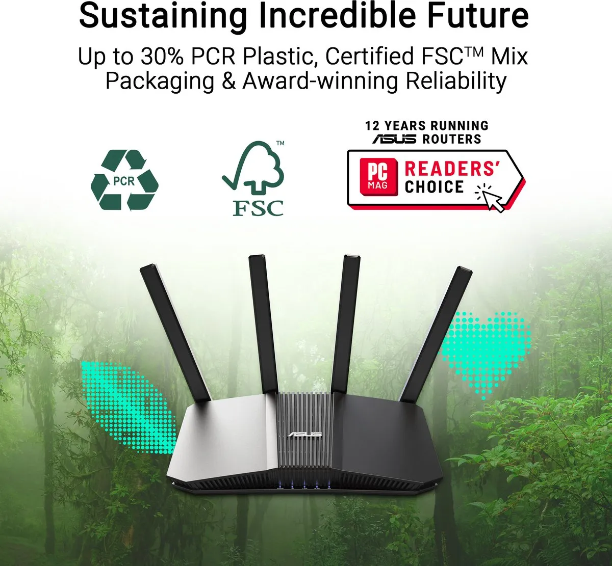 ASUS RT-BE82U WiFi 7 Router - 6500 Mbps - Zwart