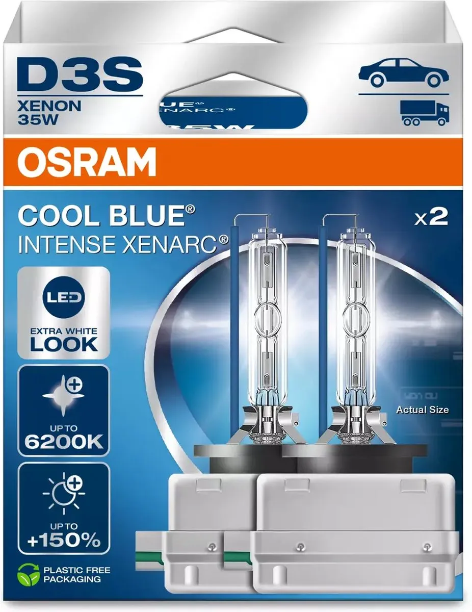 Osram Cool Blue Intense Next Gen D3S 66340CBN-2HB Set