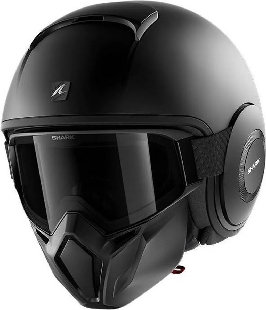 Shark Street Drak Blank Matte GMA Green Helm - XS