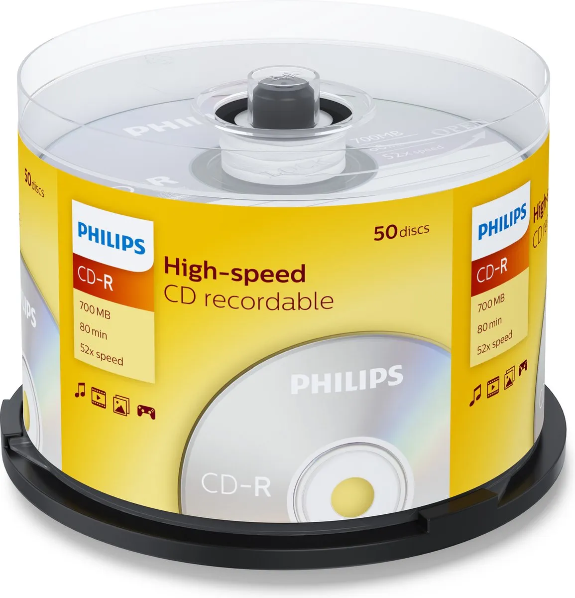Philips CR7D5NB50 CD-R 50 Stuks