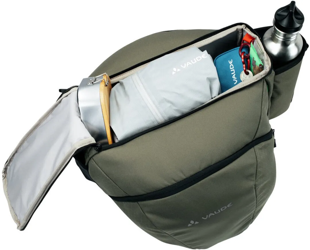 Vaude eSilkroad Plus Fietstas 27L - Khaki - afbeelding 6 van 6