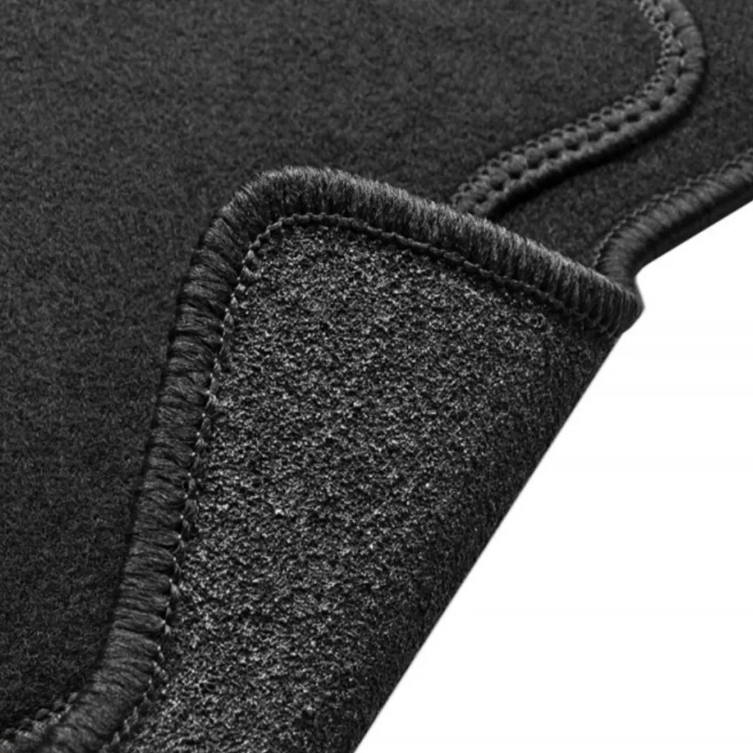 Set velours vloermatten geschikt voor Toyota RAV4 I 1994-2000 - rode afwerking