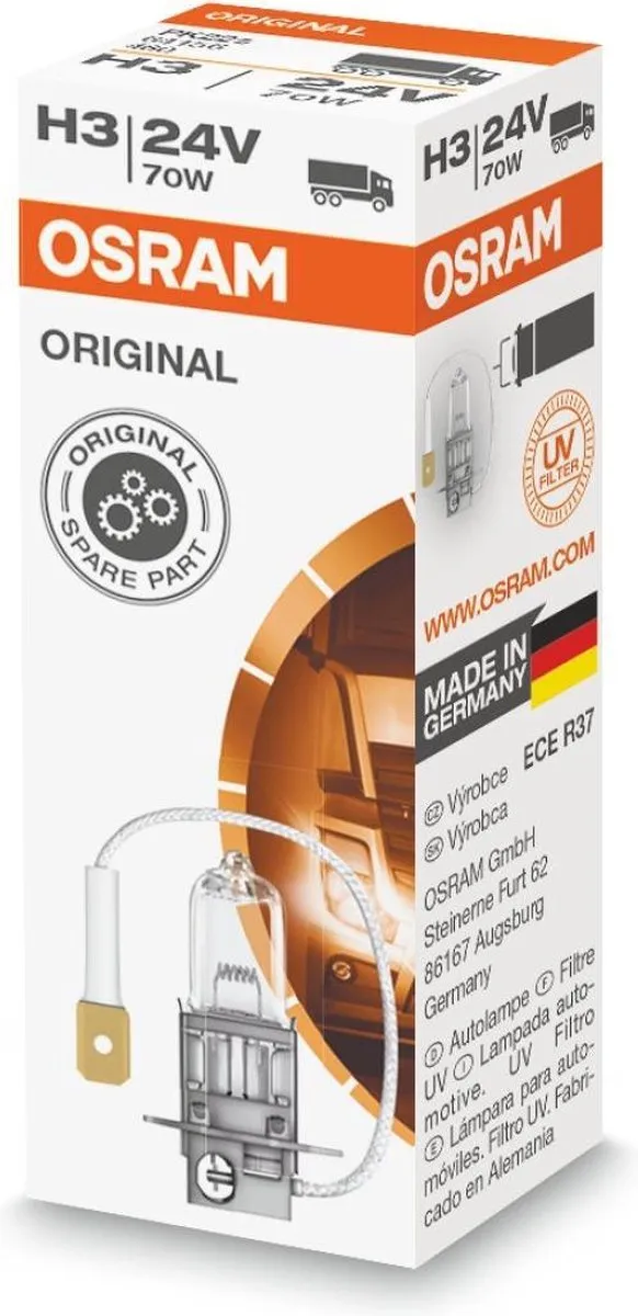 Osram OS64156 H3 70W 24V Gloeilamp