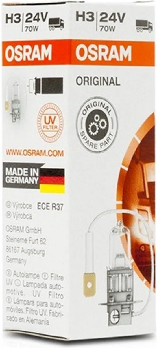 Osram OS64156 H3 70W 24V Gloeilamp