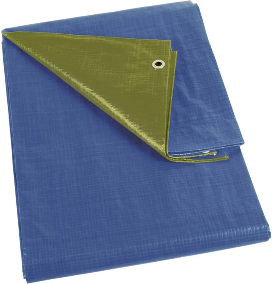 Perel Dekzeil 4x6m Blauw/Groen