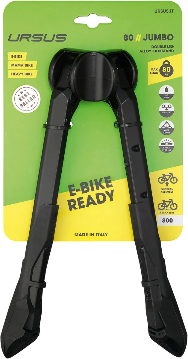 Ursus Jumbo 28 Inch Dubbele Fietsstandaard - 300mm - Zwart