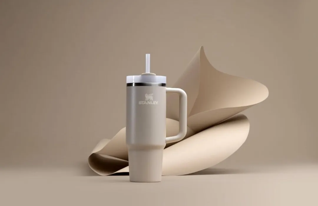 Stanley Quencher H2.0 Flowstate Tumbler 0.89L - Toasted Almond